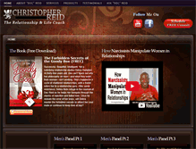 Tablet Screenshot of christopherreid.org